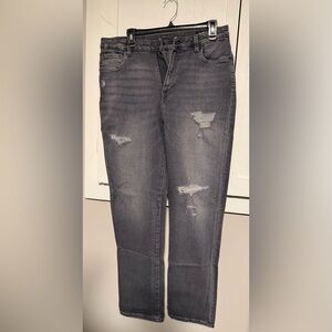 Buffalo David Bitton Women's Straight Leg Jeans in Gray